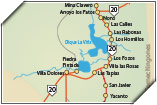 Mapa de Traslasierra